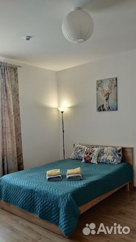

1-к. квартира, 37 м², 2 кровати