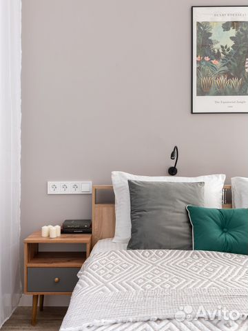 

1-к. квартира, 32 м², 2 кровати