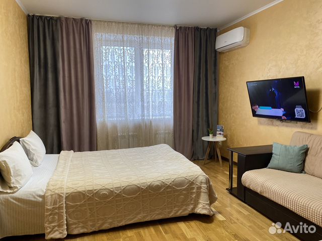 

1-к. квартира, 42 м², 2 кровати