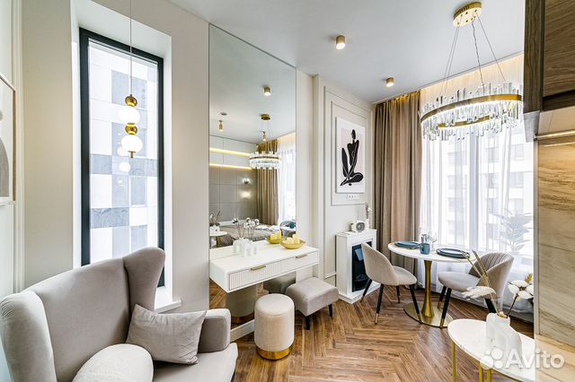 

Квартира-студия, 23 м², 1 кровать