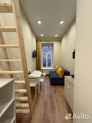 

Квартира-студия, 15 м², 2 кровати