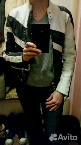 Куртка кожаная, S разм Куртка кожаная, S разм
