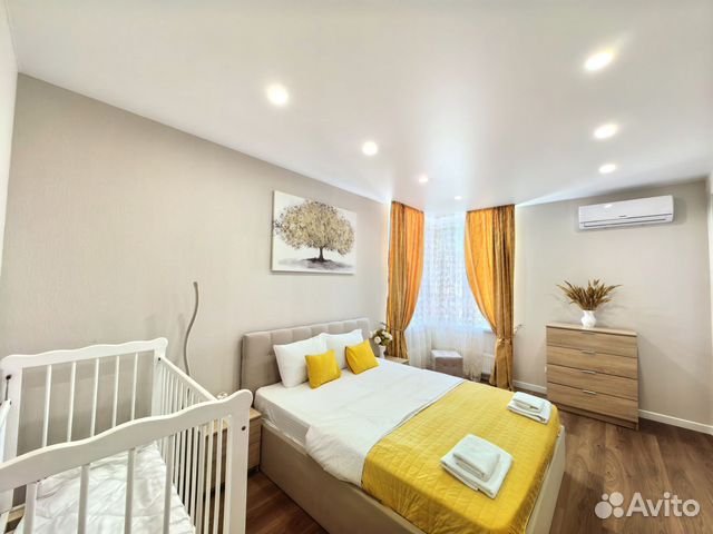 

1-к. квартира, 45 м², 3 кровати