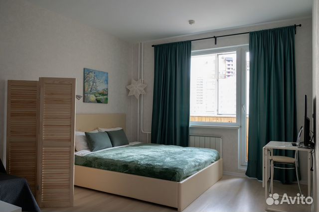 

1-к. квартира, 45 м², 2 кровати
