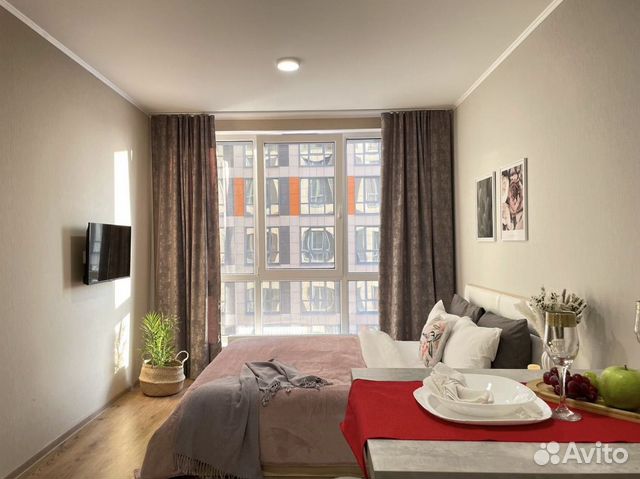 

Квартира-студия, 25 м², 2 кровати