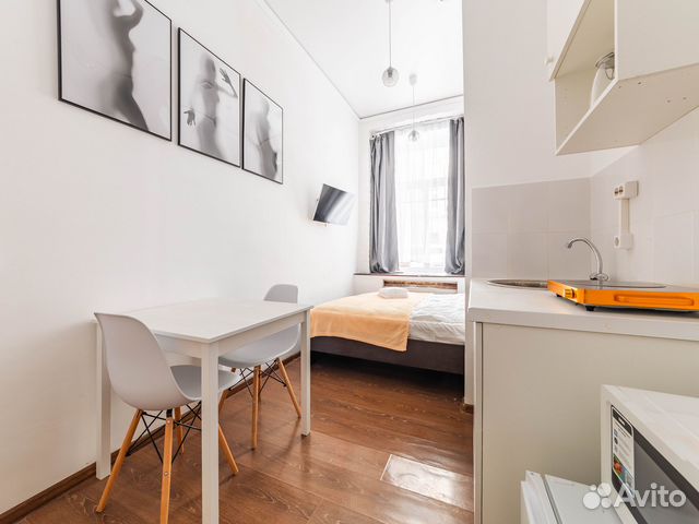 

Квартира-студия, 24 м², 1 кровать