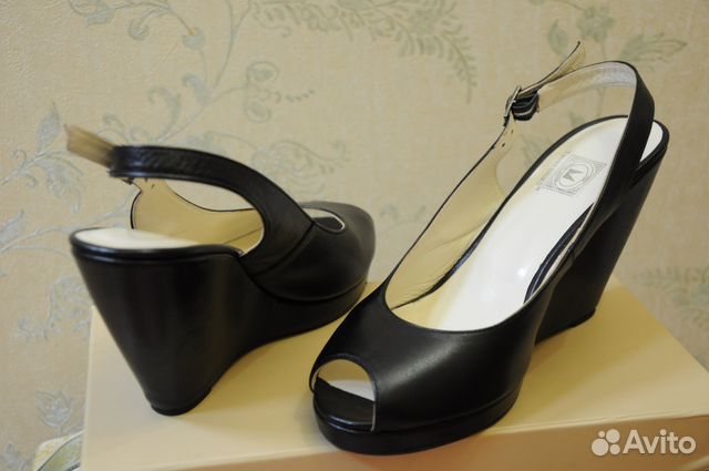 Босоножки на танкетке Trust Shoes (нат. кожа)