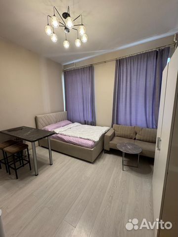 

Квартира-студия, 21 м², 2 кровати