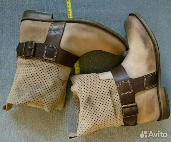 Area Forte итальянские полусапожки из замши. Новые Area Forte итальянские полусапожки из замши. Новые