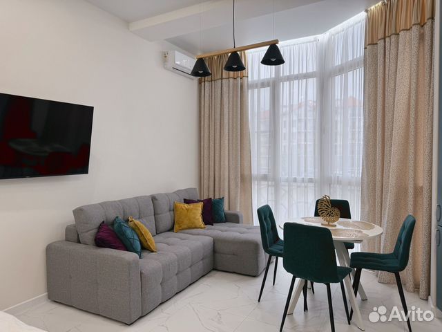 

Квартира-студия, 35 м², 3 кровати