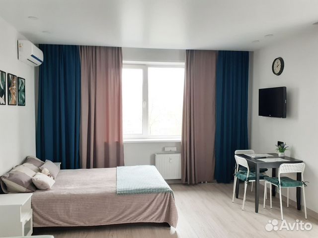 

Квартира-студия, 33 м², 2 кровати