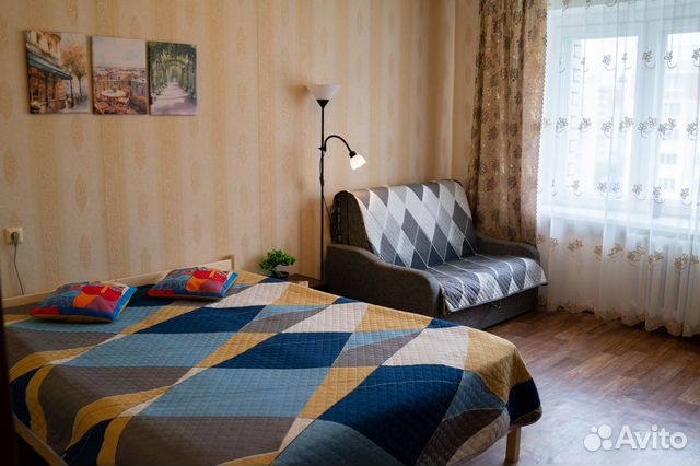

1-к. квартира, 39 м², 2 кровати