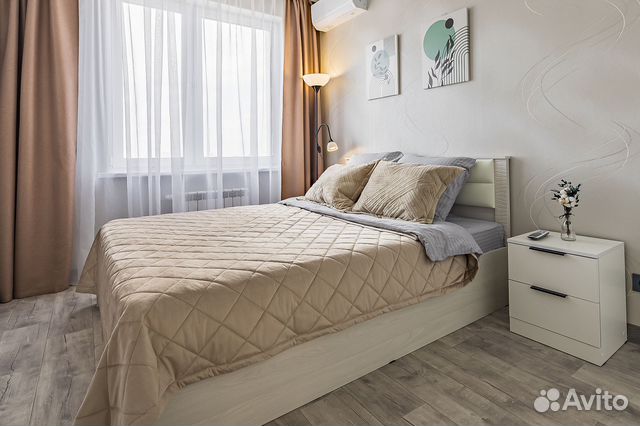 

1-к. квартира, 41 м², 2 кровати