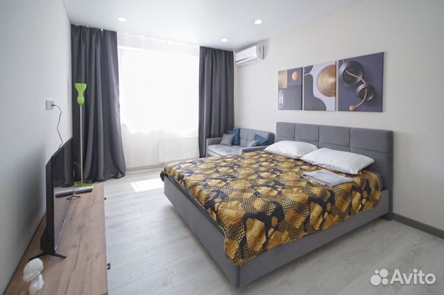 

1-к. квартира, 40 м², 3 кровати