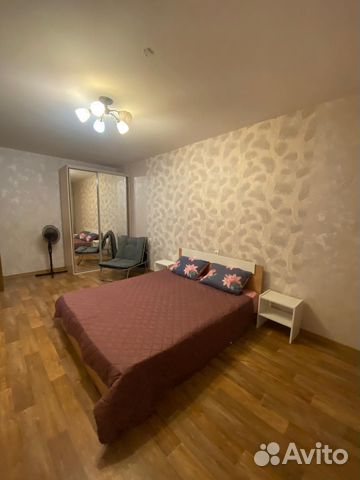 

1-к. квартира, 38 м², 2 кровати