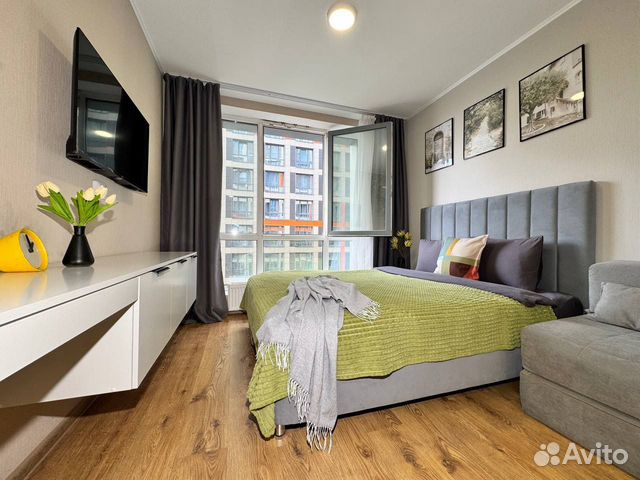 

Квартира-студия, 25 м², 2 кровати