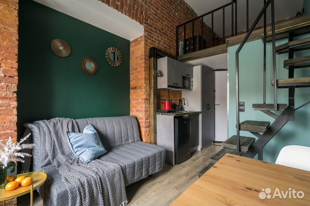 

Квартира-студия, 14 м², 2 кровати
