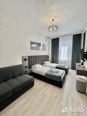 

1-к. квартира, 52 м², 2 кровати