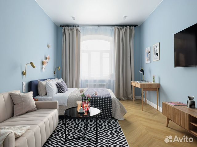 

1-к. квартира, 48 м², 2 кровати