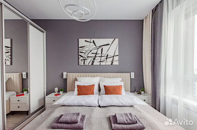 

1-к. квартира, 37 м², 2 кровати