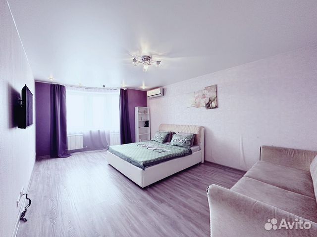 

1-к. квартира, 54 м², 2 кровати