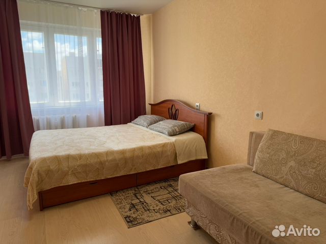 

1-к. квартира, 42 м², 2 кровати