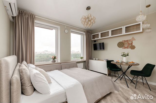 

Квартира-студия, 24 м², 1 кровать