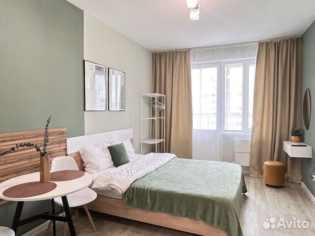

Квартира-студия, 28 м², 1 кровать