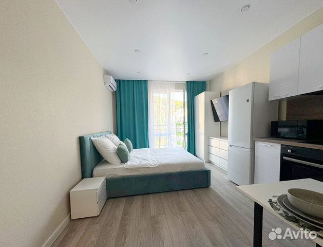 

Квартира-студия, 27 м², 1 кровать