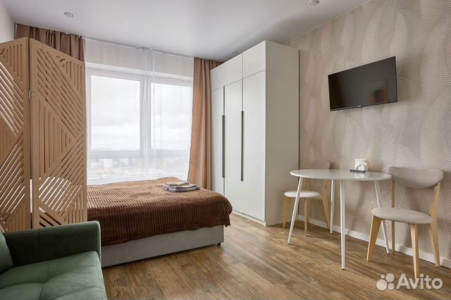 

Квартира-студия, 25 м², 2 кровати