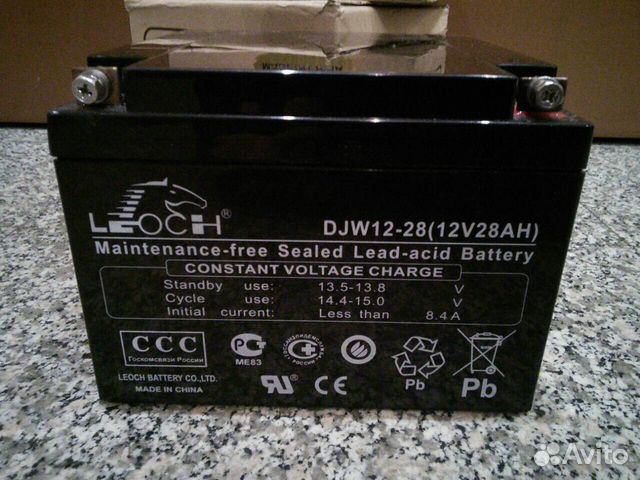 Аккумулятор DJW 12-28 (12 V 24 AH)