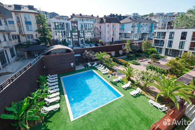 

Квартира-студия, 28 м², 2 кровати