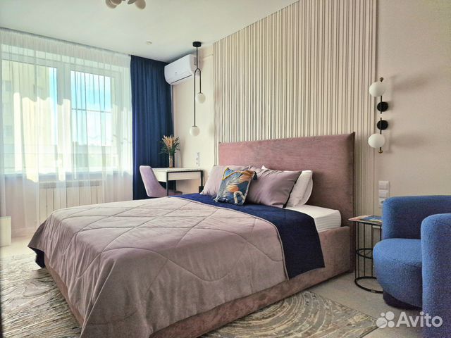 

1-к. квартира, 44 м², 2 кровати