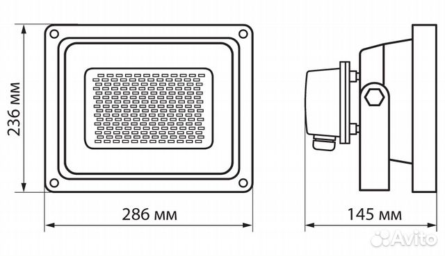 Светодиодный прожектор Shine 100W SMD