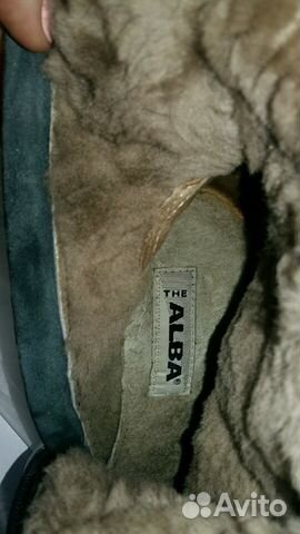 Сапоги замшевые зимние Alba 38р