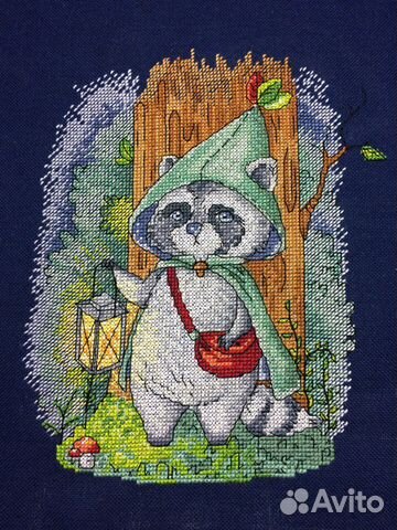 Картина вышитая крестом 