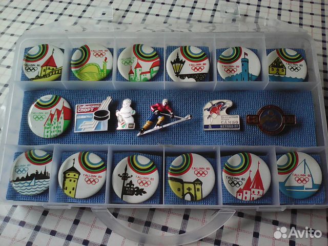 Значки Таллин Олимпиада 1980 года Значки Таллин Олимпиада 1980 года