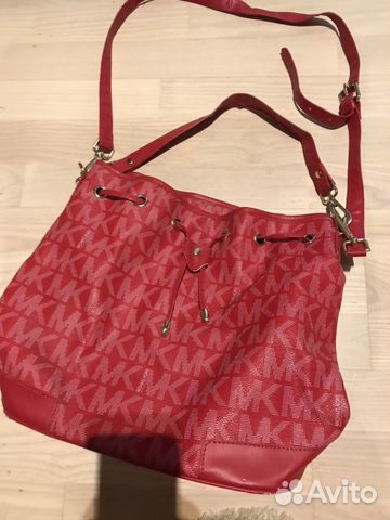 Сумка Michael Kors MK красная
