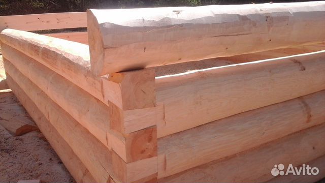 Сруб дома 6x7 из зимнего леса без посредников Сруб дома 6x7 из зимнего леса без посредников