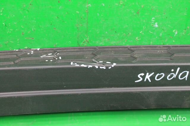 Накладка заднего бампера Skoda Kodiaq 17 г Накладка заднего бампера Skoda Kodiaq 17 г