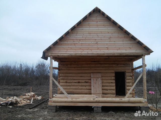 Сруб бани
