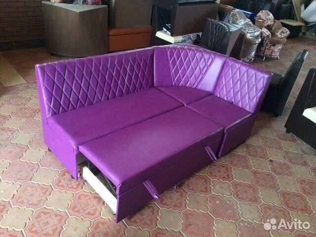 Кухонный угловой диван, со спальным местом