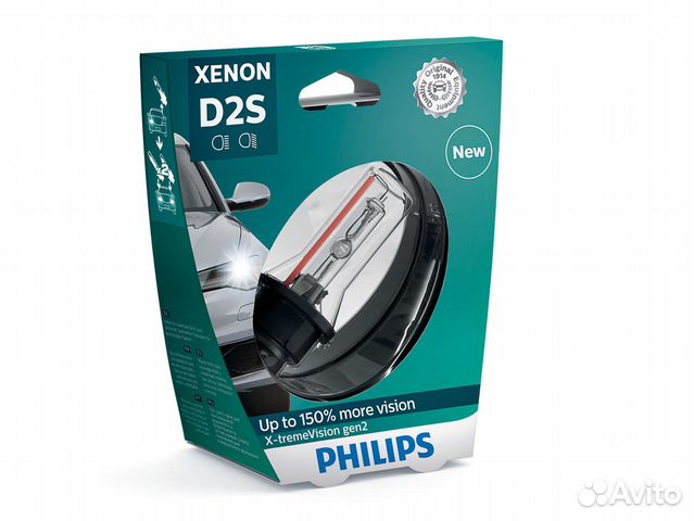 Philips xenon X-treme vision gen2 (D2S, 85122XV2C1