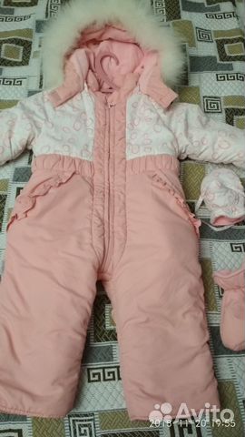 Зимний комбинезон для девочки