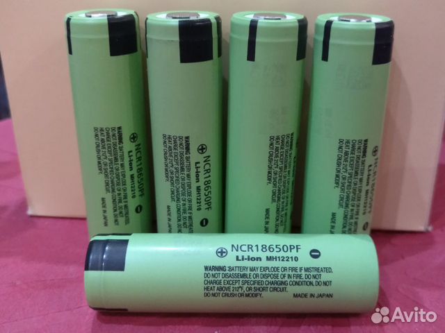 Li-Ion акумулятор 18650 Panasonic NCR18650PF 2,9Ah Li-Ion акумулятор 18650 Panasonic NCR18650PF 2,9Ah