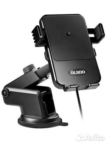 Авто держатель с беспроводной зарядкой QI, 10W