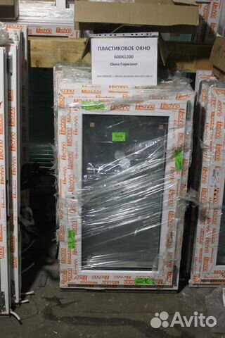 Готовое пластиковое окно одностворчатое 600х1200 Готовое пластиковое окно одностворчатое 600х1200