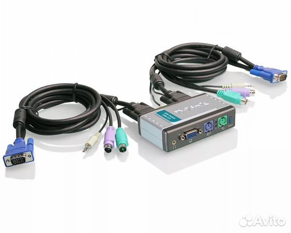 2-портовый переключатель KVM-121