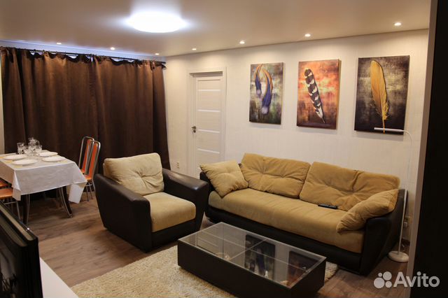 

2-к. квартира, 45 м², 2 кровати