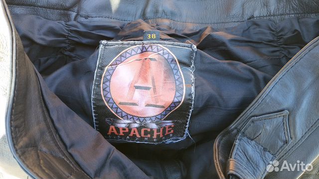Кожаные мотоштаны Apache с защитой, р.38 дюймов Кожаные мотоштаны Apache с защитой, р.38 дюймов